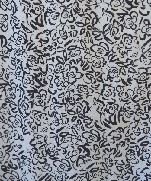 yuni（ユニ　）の「rayon cupla cotton flower print kaftan one-piece（ワンピース・レディース・アイボリー・FREE）」の16枚目の写真