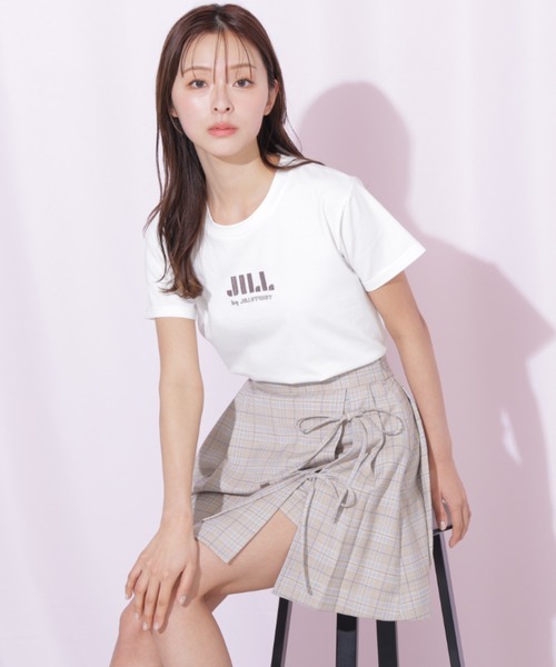 JILL by JILL STUART(ジルバイジルスチュアート)の「セットアップ対応ラップリボンミニスカート(スカート・レディース・グレー/ベージュ/ベージュ系その他・MEDIUM/SMALL)」の7枚目の写真