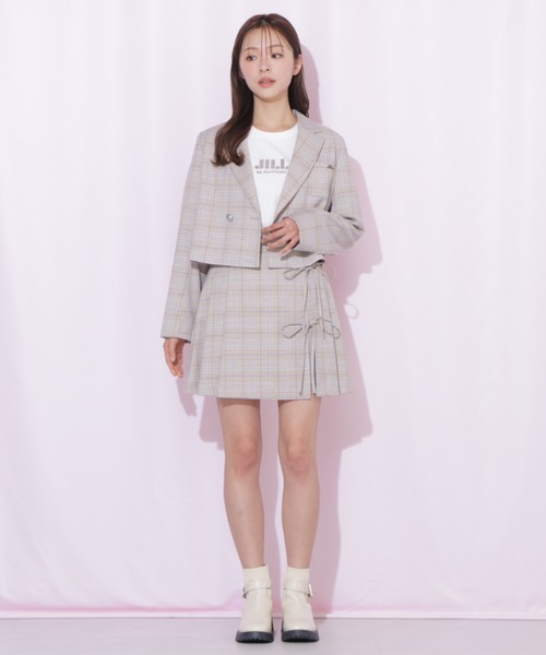 JILL by JILL STUART(ジルバイジルスチュアート)の「セットアップ対応ラップリボンミニスカート(スカート・レディース・グレー/ベージュ/ベージュ系その他・MEDIUM/SMALL)」の19枚目の写真