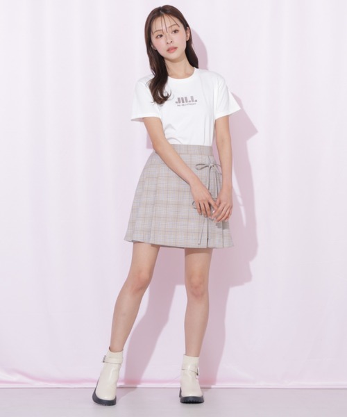 JILL by JILL STUART(ジルバイジルスチュアート)の「セットアップ対応ラップリボンミニスカート(スカート・レディース・グレー/ベージュ/ベージュ系その他・MEDIUM/SMALL)」の10枚目の写真