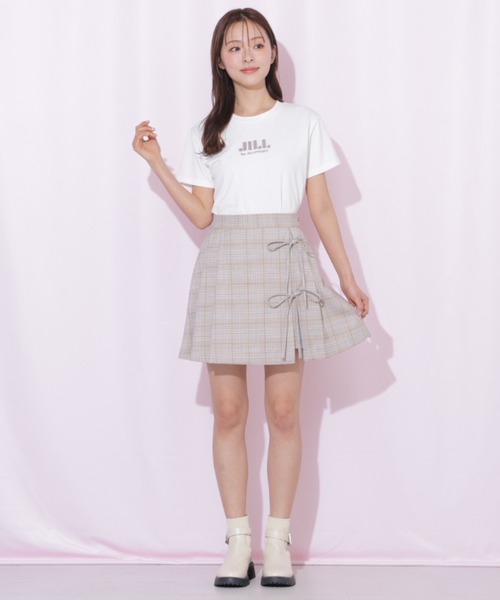 JILL by JILL STUART(ジルバイジルスチュアート)の「セットアップ対応ラップリボンミニスカート(スカート・レディース・グレー/ベージュ/ベージュ系その他・MEDIUM/SMALL)」の11枚目の写真