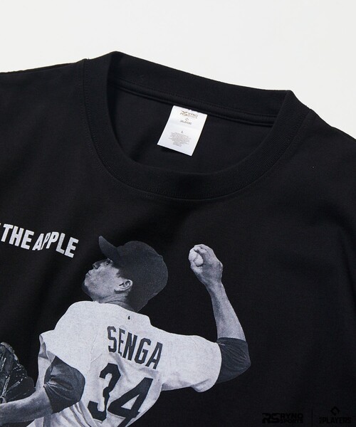 FREAK'S STORE(フリークスストア)の「MLB PLAYERS× RYNO SPORTS ×FREAK’S STORE 別注 【SENGA】WIDE SHOT PHOTO TEE(Tシャツ/カットソー・メンズ・ブラック/ホワイト・MEDIUM/LARGE/ONE SIZE/SMALL)」の3枚目の写真