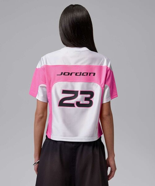 JORDAN BRAND（ジョーダンブランド）の「ジョーダン フライト ウィメンズユニフォーム / Jordan Flight Women's Jersey IF1158-100 White（Tシャツ/カットソー・レディース・ホワイト・L/XS/XL/S/M）」の13枚目の写真