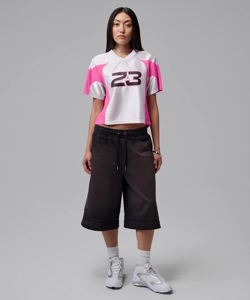 JORDAN BRAND（ジョーダンブランド）の「ジョーダン フライト ウィメンズユニフォーム / Jordan Flight Women's Jersey IF1158-100 White（Tシャツ/カットソー・レディース・ホワイト・L/XS/XL/S/M）」の17枚目の写真