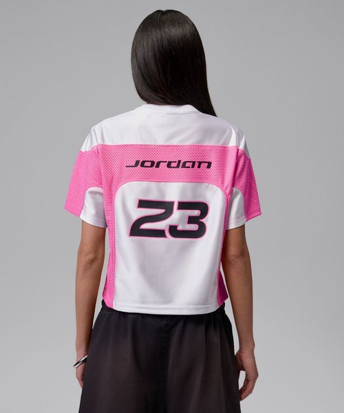 JORDAN BRAND（ジョーダンブランド）の「ジョーダン フライト ウィメンズユニフォーム / Jordan Flight Women's Jersey IF1158-100 White（Tシャツ/カットソー・レディース・ホワイト・L/XS/XL/S/M）」の6枚目の写真