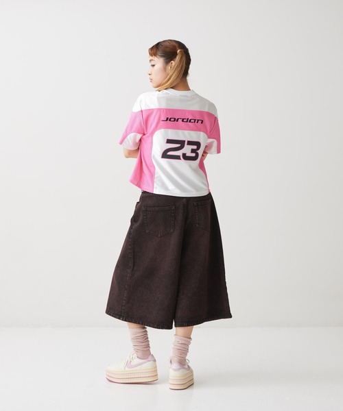 JORDAN BRAND（ジョーダンブランド）の「ジョーダン フライト ウィメンズユニフォーム / Jordan Flight Women's Jersey IF1158-100 White（Tシャツ/カットソー・レディース・ホワイト・L/XS/XL/S/M）」の3枚目の写真