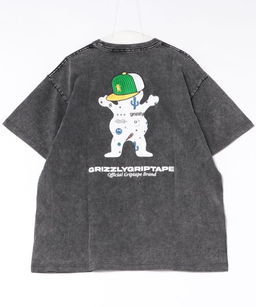 GRIZZLY(グリズリー)の「【ムラサキスポーツ限定】GRIZZLY/グリズリー 半袖Tシャツ メンズ STREET STYLE BEAR G26SS-2403(Tシャツ/カットソー・メンズ・スミクロ/ホワイト・M/L/XL)」の12枚目の写真