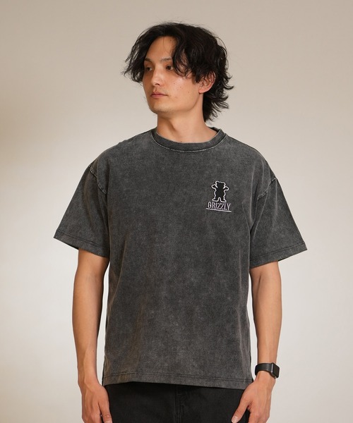 GRIZZLY(グリズリー)の「【ムラサキスポーツ限定】GRIZZLY/グリズリー 半袖Tシャツ メンズ STREET STYLE BEAR G26SS-2403(Tシャツ/カットソー・メンズ・スミクロ/ホワイト・M/L/XL)」の7枚目の写真