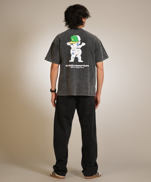 GRIZZLY(グリズリー)の「【ムラサキスポーツ限定】GRIZZLY/グリズリー 半袖Tシャツ メンズ STREET STYLE BEAR G26SS-2403(Tシャツ/カットソー・メンズ・スミクロ/ホワイト・M/L/XL)」の11枚目の写真