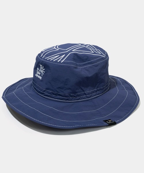 go slow caravan（ゴースローキャラバン）の「タスランナイロン 撥水キャンパーハット（ハット・メンズ・インディゴブルー/ライトイエロー/カーキ/ブラック・FREE）」の3枚目の写真