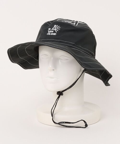 go slow caravan（ゴースローキャラバン）の「タスランナイロン 撥水キャンパーハット（ハット・メンズ・インディゴブルー/ライトイエロー/カーキ/ブラック・FREE）」の18枚目の写真