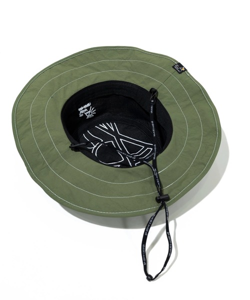 go slow caravan（ゴースローキャラバン）の「タスランナイロン 撥水キャンパーハット（ハット・メンズ・インディゴブルー/ライトイエロー/カーキ/ブラック・FREE）」の11枚目の写真