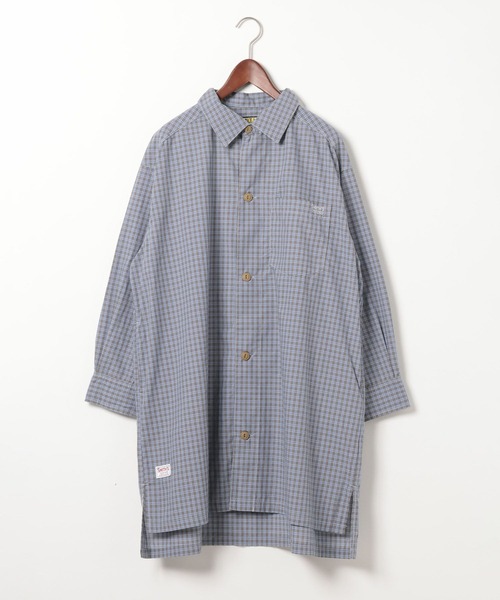 niko and...(ニコアンド)の「【SMITH’S AMERICAN(スミス アメリカン)】チェックビッグシャツ(シャツ/ブラウス・レディース・ネイビー/ブルー・FREE)」の2枚目の写真