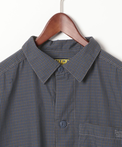 niko and...(ニコアンド)の「【SMITH’S AMERICAN(スミス アメリカン)】チェックビッグシャツ(シャツ/ブラウス・レディース・ネイビー/ブルー・FREE)」の4枚目の写真