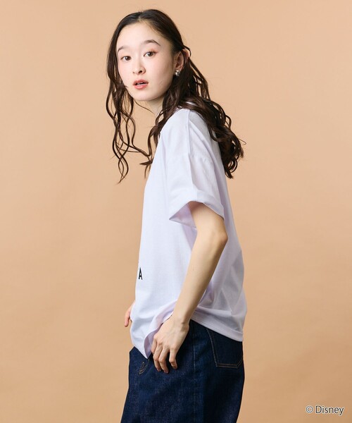 FREAK'S STORE（フリークスストア）の「限定展開 DISNEY ディズニー ファンタジア ミッキーマウス クルーネック プリントTシャツ（Tシャツ/カットソー・メンズ・ホワイト/ピンク/アッシュグレー/ブラック/ネイビー・SMALL/MEDIUM/LARGE）」の12枚目の写真