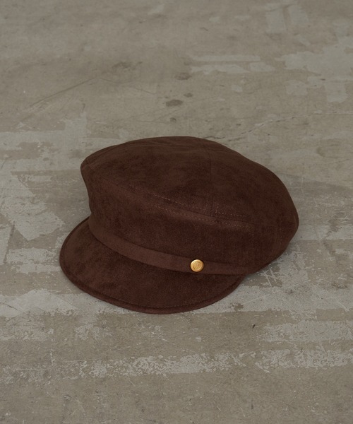 RAY CASSIN(レイカズン)の「金釦キャスケット(キャスケット・レディース・ダークブラウン/ブラック・FREE)」の19枚目の写真