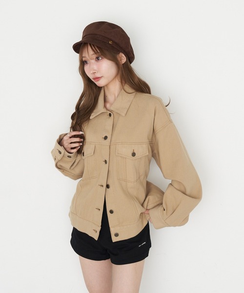 RAY CASSIN(レイカズン)の「金釦キャスケット(キャスケット・レディース・ダークブラウン/ブラック・FREE)」の12枚目の写真