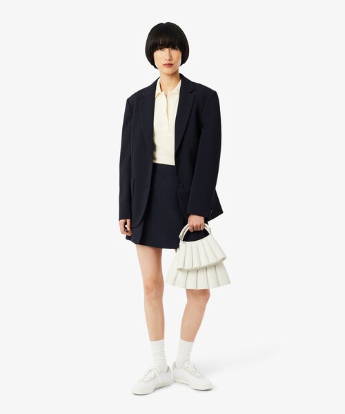 LACOSTE(ラコステ)の「テニスプリーツ鹿の子地スカート(スカート・レディース・ダークネイビー・40/36/38/34)」の8枚目の写真