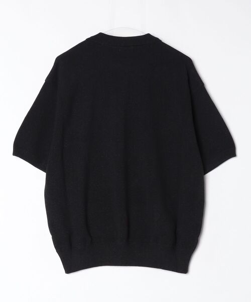 crepuscule（クレプスキュール）の「Co/Ra Moss Stitch Skipper 2601-002（ニット/セーター・メンズ・ブラック/グレー・2/1）」の3枚目の写真