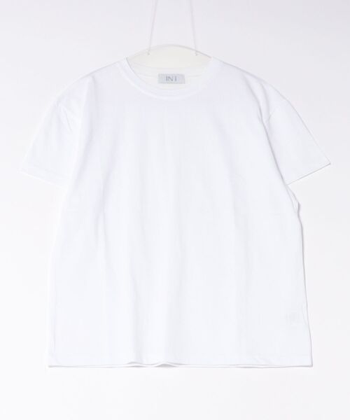 a.p.o.v.（エーピーオービー）の「a.p.o.v. 短丈ルーズTシャツ（Tシャツ/カットソー・メンズ・ホワイト/ネイビー/ブラック/カーキ/グレー・ONESIZE）」の10枚目の写真