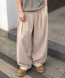 コンフォートサマー ワイドパンツ ベージュ