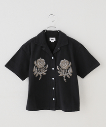 OBEY（オベイ）の「OBEY / オベイ ROSES EMBELLISHED SS SHIRT（シャツ/ブラウス）」