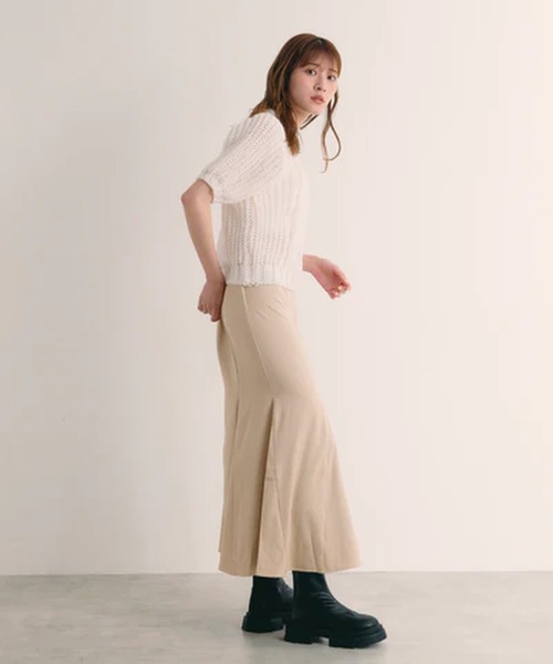 merrylatte(メリーラテ)の「ケーブルパフスリーブニット【IROHANI】(ニット/セーター・レディース・グリーン/ピンク/ホワイト・FREE)」の21枚目の写真
