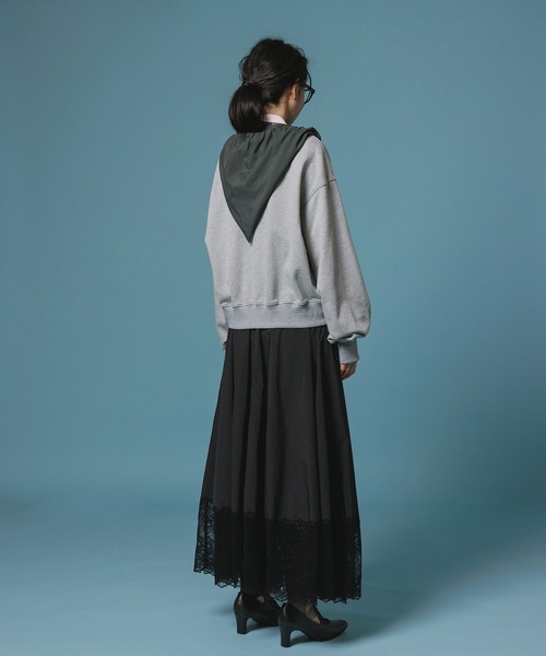 NON TOKYO（ノントーキョー）の「LACE RIBBON SKIRT（その他パンツ・レディース・ピンク/ブラック/ワインレッド・1/2）」の9枚目の写真