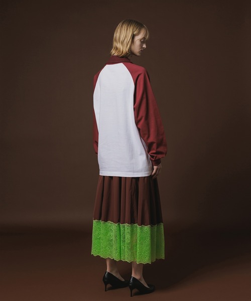 NON TOKYO（ノントーキョー）の「LACE RIBBON SKIRT（その他パンツ・レディース・ピンク/ブラック/ワインレッド・1/2）」の16枚目の写真