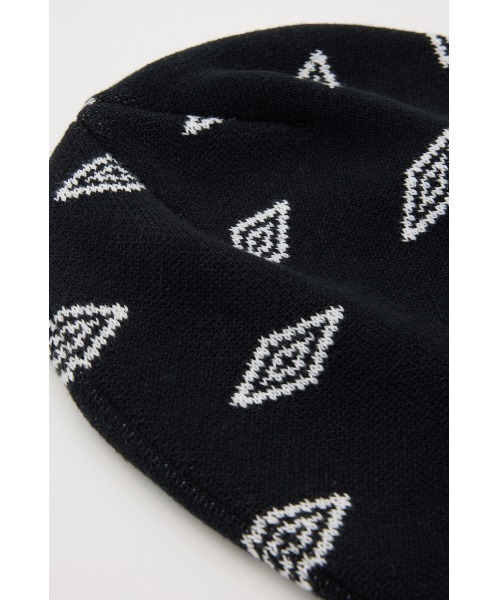 MOUSSY(マウジー)の「U/M KNIT ビーニー(ニットキャップ/ビーニー・レディース・ブラック/ライトグレー・FREE)」の8枚目の写真