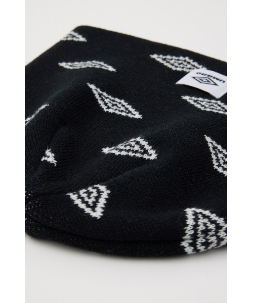 MOUSSY(マウジー)の「U/M KNIT ビーニー(ニットキャップ/ビーニー・レディース・ブラック/ライトグレー・FREE)」の7枚目の写真