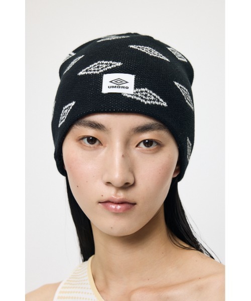 MOUSSY(マウジー)の「U/M KNIT ビーニー(ニットキャップ/ビーニー・レディース・ブラック/ライトグレー・FREE)」の6枚目の写真