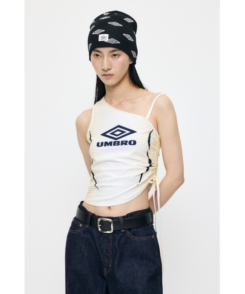 MOUSSY(マウジー)の「U/M KNIT ビーニー(ニットキャップ/ビーニー・レディース・ブラック/ライトグレー・FREE)」の3枚目の写真