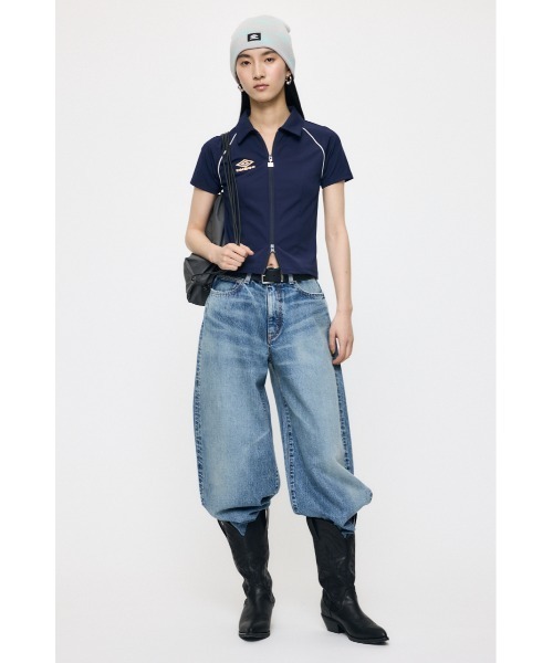 MOUSSY(マウジー)の「U/M KNIT ビーニー(ニットキャップ/ビーニー・レディース・ブラック/ライトグレー・FREE)」の13枚目の写真