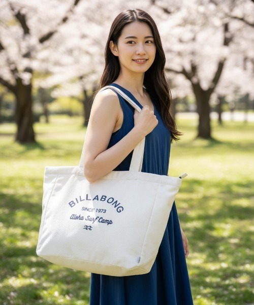 BILLABONG(ビラボン)の「【BILLABONG/ビラボン】26SSBIG TOTE BAG_PILE/パイルトートバッグ(トートバッグ・レディース・グリーン/アイボリー/カーキ/ネイビー・FREE)」の3枚目の写真