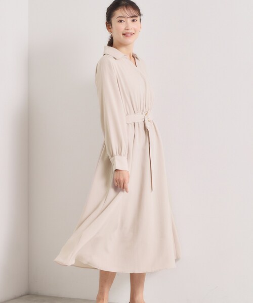 ITS'DEMO（イッツデモ）の「【UVケア／洗濯機OK】カシュクールワンピース（ワンピース・レディース・ブラウン系/ネイビー/ナチュラル・00）」の15枚目の写真