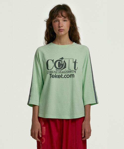 TEKET(テケット)の「CCTT 7 L/S Tee Mint(Tシャツ/カットソー・レディース・その他・SMALL/MEDIUM/LARGE)」の1枚目の写真