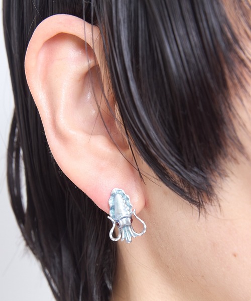 gargle(ガーグル)の「gargle ガーグル:海の生き物シリーズ オーロライカ 星 ピアス(ピアス(両耳用)・レディース・ブルー/ホワイト・FREE)」の3枚目の写真