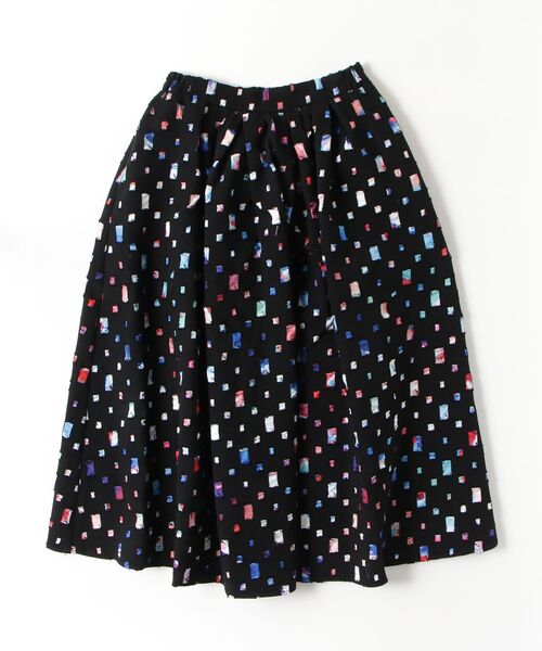 DOUBLE STANDARD CLOTHING(ダブルスタンダードクロージング)の「カラーパネル フレアスカート(スカート・レディース・ブラック/オフホワイト・36/38)」の18枚目の写真