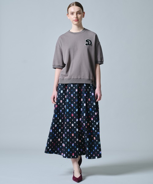 DOUBLE STANDARD CLOTHING(ダブルスタンダードクロージング)の「カラーパネル フレアスカート(スカート・レディース・ブラック/オフホワイト・36/38)」の17枚目の写真