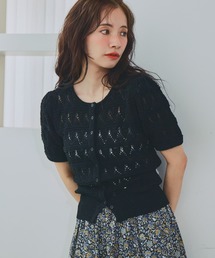 mysty woman 半袖　パイル生地 mysty woman - mysty woman 半袖 パイル生地の通販 by ぱん's shop