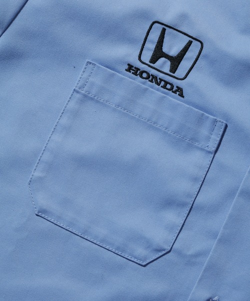 XLARGE(エクストララージ)の「XLARGE×Honda SHOWOFF S/S WORK SHIRT(シャツ/ブラウス・メンズ・ベージュ/ライトブルー・XL/L/M/S)」の8枚目の写真