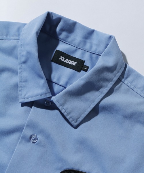 XLARGE(エクストララージ)の「XLARGE×Honda SHOWOFF S/S WORK SHIRT(シャツ/ブラウス・メンズ・ベージュ/ライトブルー・XL/L/M/S)」の10枚目の写真
