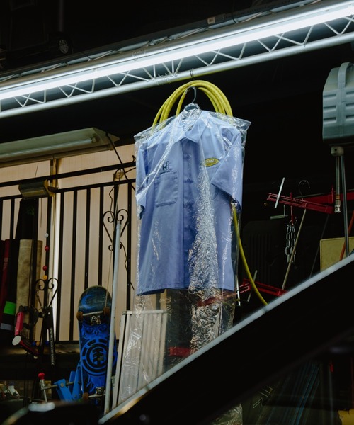 XLARGE(エクストララージ)の「XLARGE×Honda SHOWOFF S/S WORK SHIRT(シャツ/ブラウス・メンズ・ベージュ/ライトブルー・XL/L/M/S)」の13枚目の写真