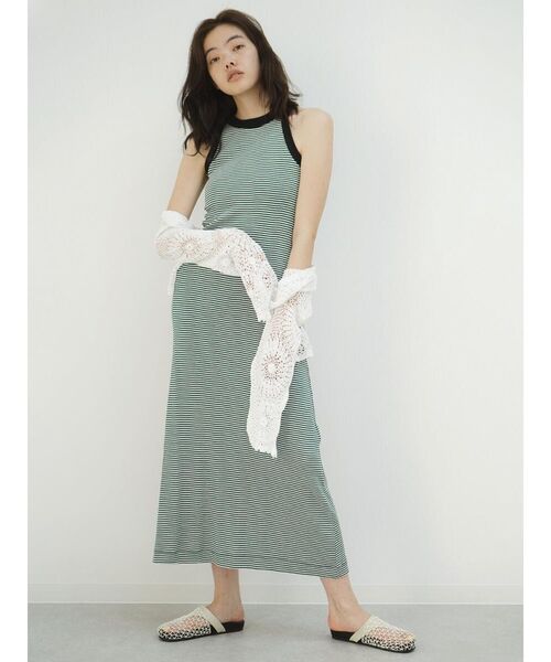 FIKA.(フィーカ)の「【9color】Prib AS OP(ワンピース・レディース・イエロー/ピンク系その他2/ブラック/ホワイト×ブラック/チャコール/ブルー/ダークネイビー/レッド/グリーン系その他3・FREE)」の4枚目の写真