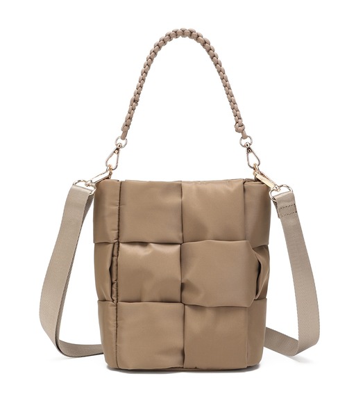 PADMA(パドマ)の「【PADMA】パデット 縦型ショルダー(ショルダーバッグ・レディース・グレイッシュベージュ/ブラック・FREE)」の12枚目の写真