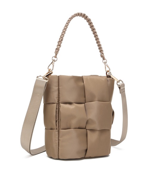 PADMA(パドマ)の「【PADMA】パデット 縦型ショルダー(ショルダーバッグ・レディース・グレイッシュベージュ/ブラック・FREE)」の14枚目の写真