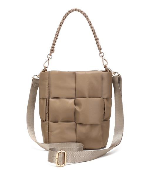 PADMA(パドマ)の「【PADMA】パデット 縦型ショルダー(ショルダーバッグ・レディース・グレイッシュベージュ/ブラック・FREE)」の18枚目の写真