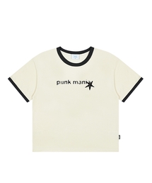 PUNK MANIA クールコットンクロップリンガー半袖 (SRCSTD-0240)
