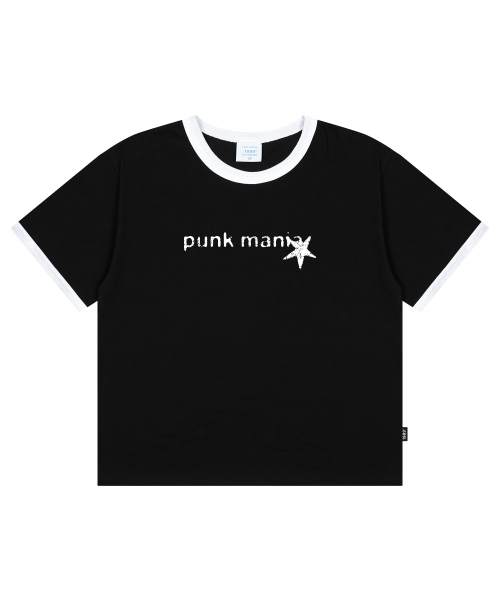1989STANDARD（1989スタンダード）の「PUNK MANIA クールコットンクロップリンガー半袖 (SRCSTD-0240)（Tシャツ/カットソー・メンズ・ブラック/アイボリー/ダークグレー/バーガンディー・MEDIUM/LARGE/X-LARGE）」の5枚目の写真